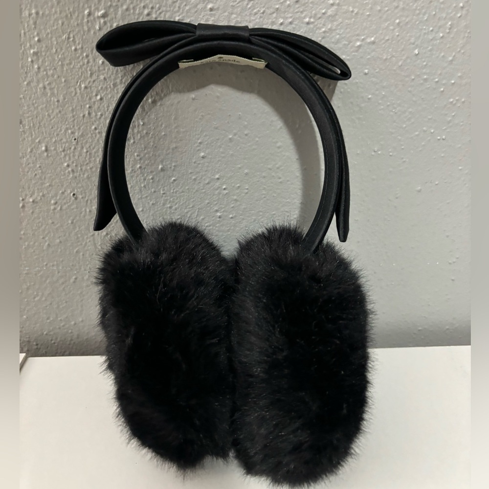 Pre-loved kate spade shoelace ear muffs